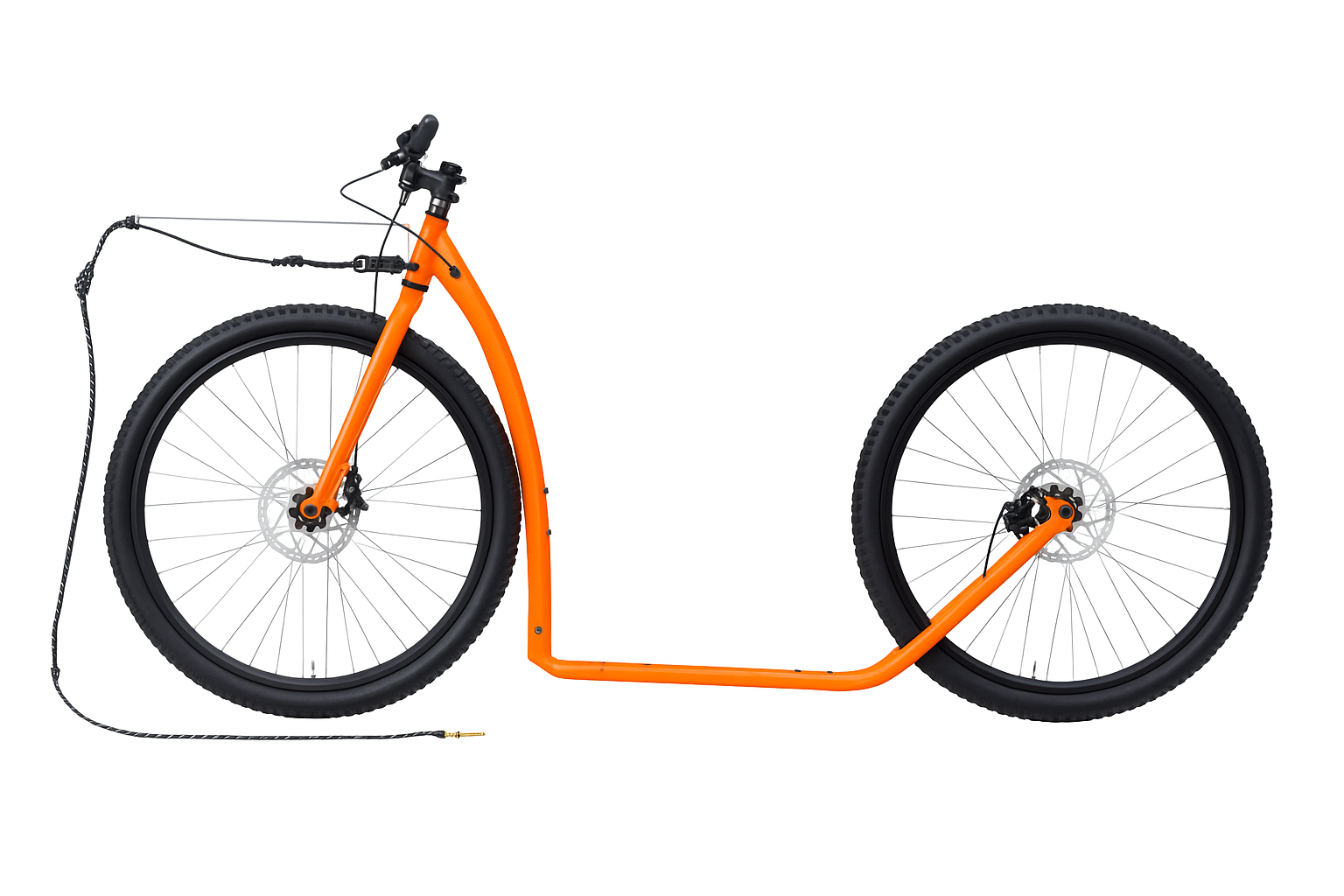 trottinette kostka trip max dog scooter oranage